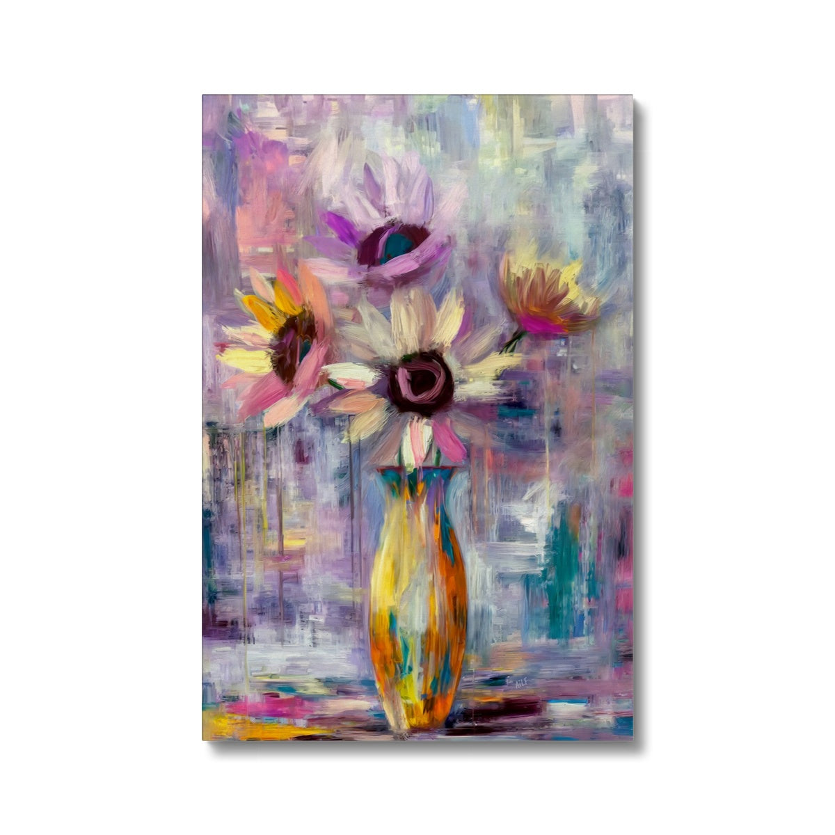 Abstract Blooms #05 Eco Canvas