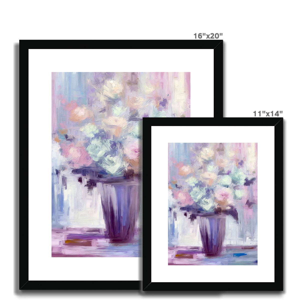 Abstract Blooms #11 Framed & Mounted Print