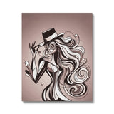 Viva La Diva: Where Earth Tones Whisper Confidence Canvas