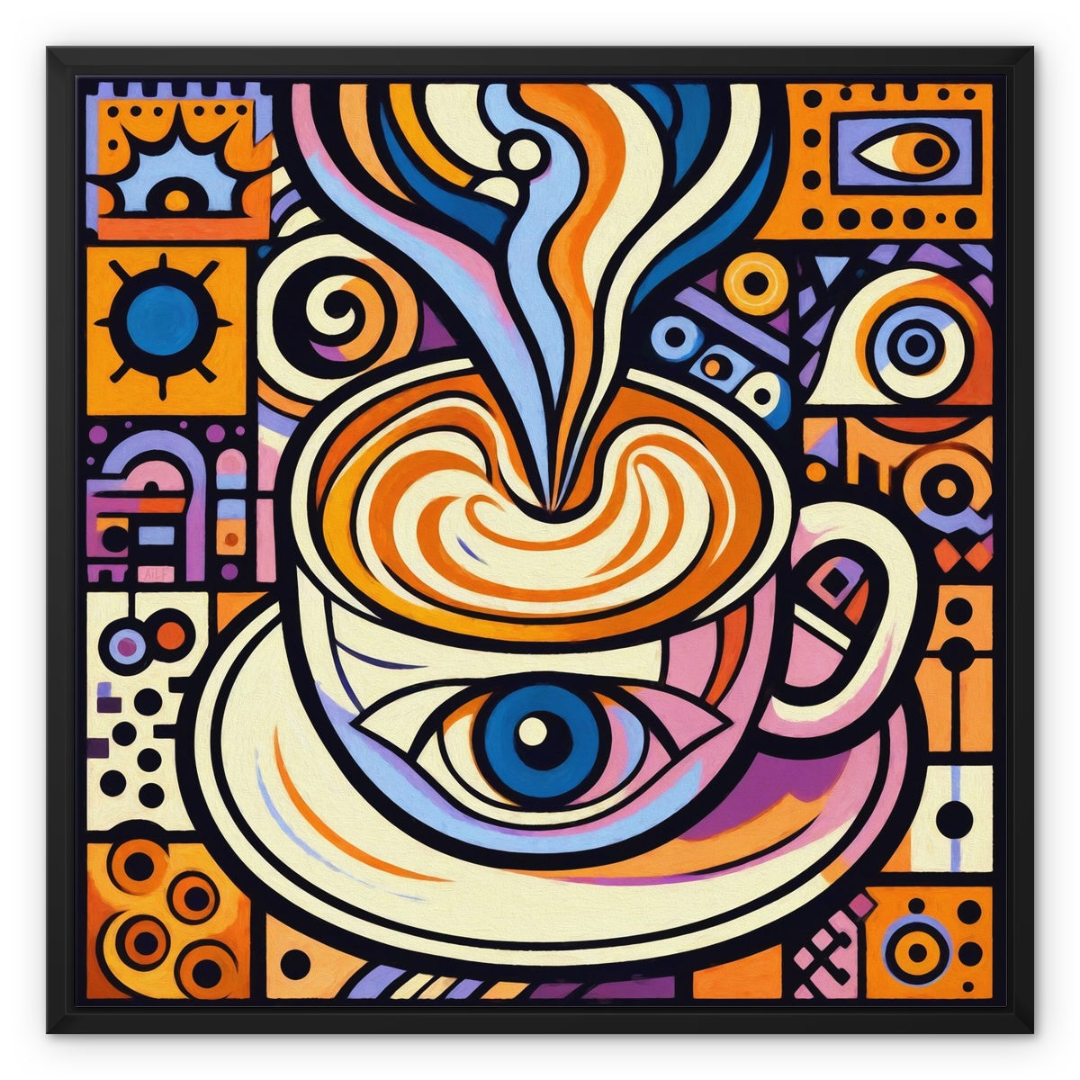 Visionary Brew Framed Canvas
