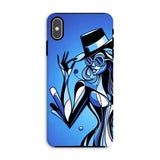 Viva La Diva: Where Moonlight Dances in Shades of Sapphire Tough Phone Case