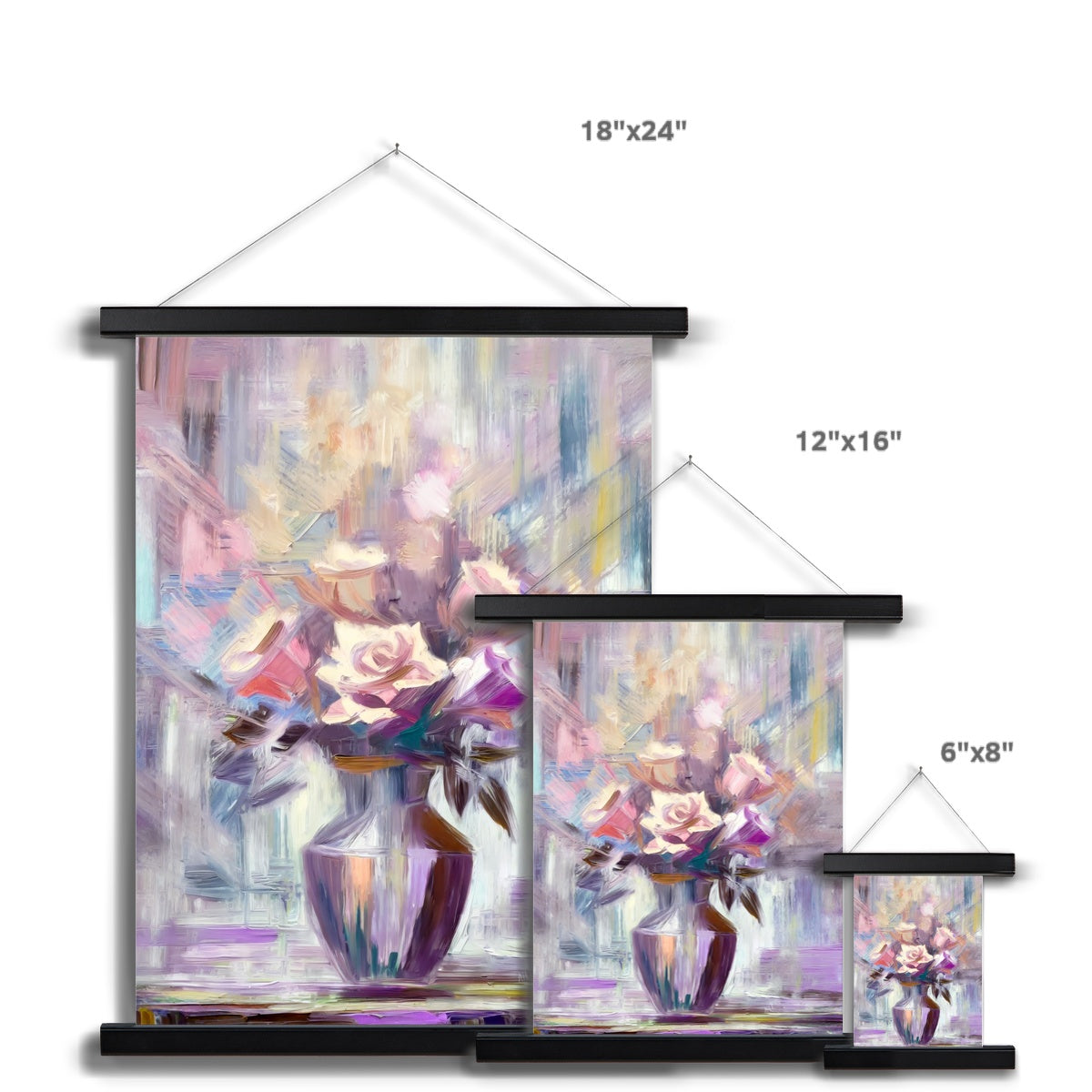 Abstract Blooms #30 Fine Art Print with Hanger