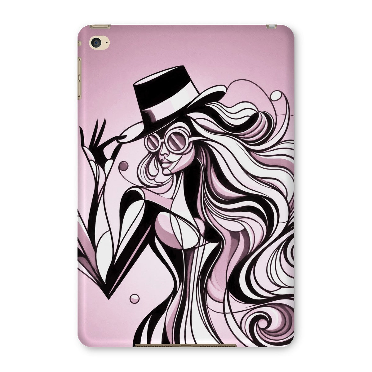 Viva La Diva: A Ballet of Blush and Boldness Against Rose-Colored Skies Tablet Cases
