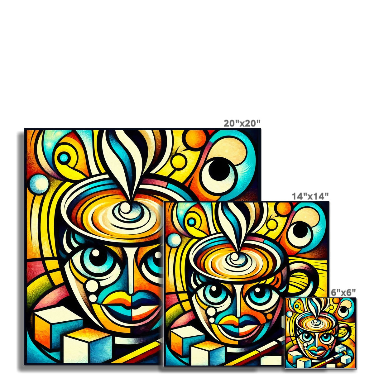 Geometric Java Wall Art Poster