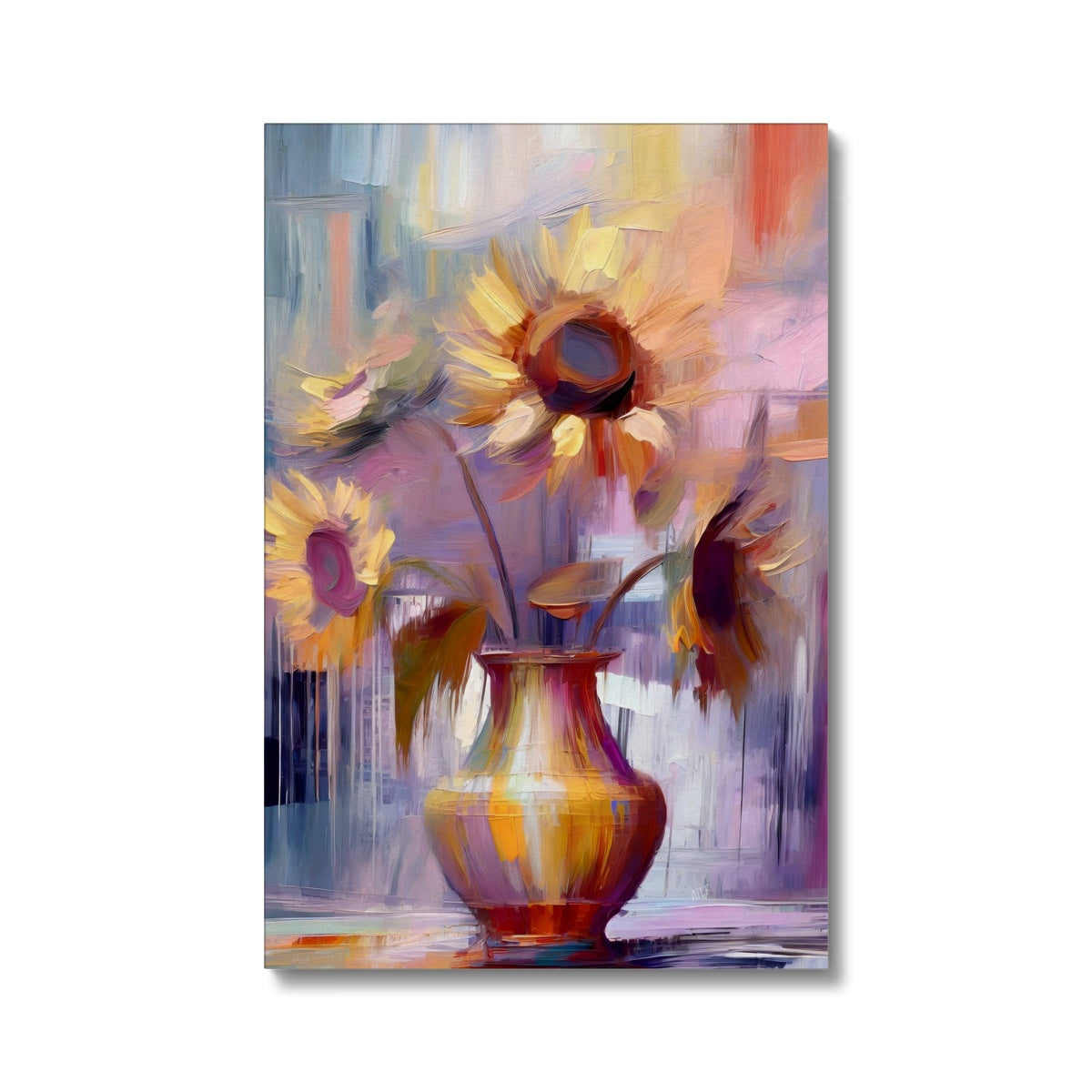 Abstract Blooms #07 Eco Canvas