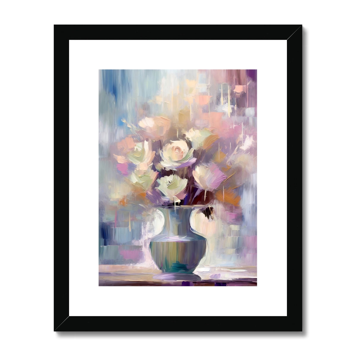 Abstract Blooms #12 Framed & Mounted Print