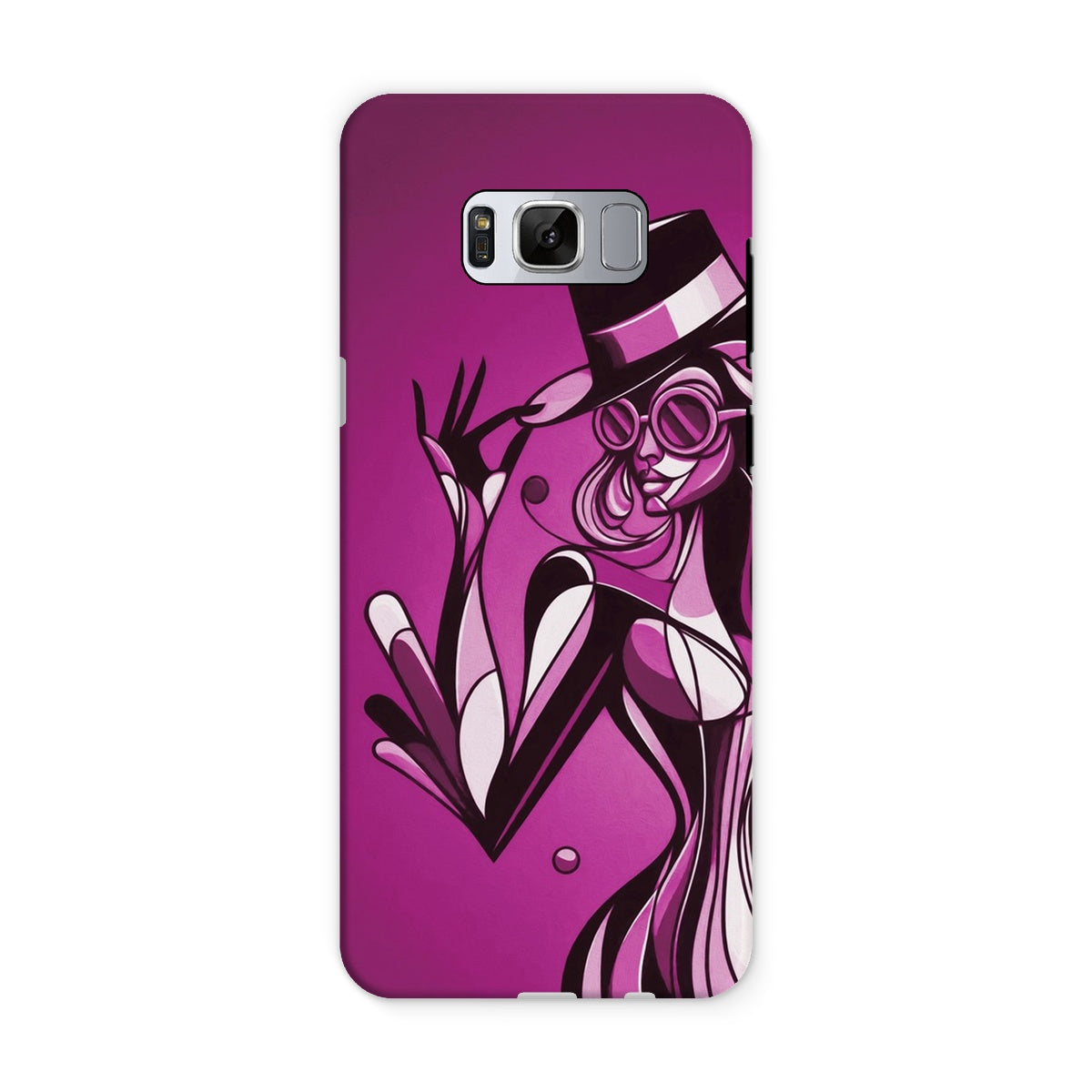Viva La Diva: Where Amethyst Dreams Dance in a Symphony of Purples Tough Phone Case