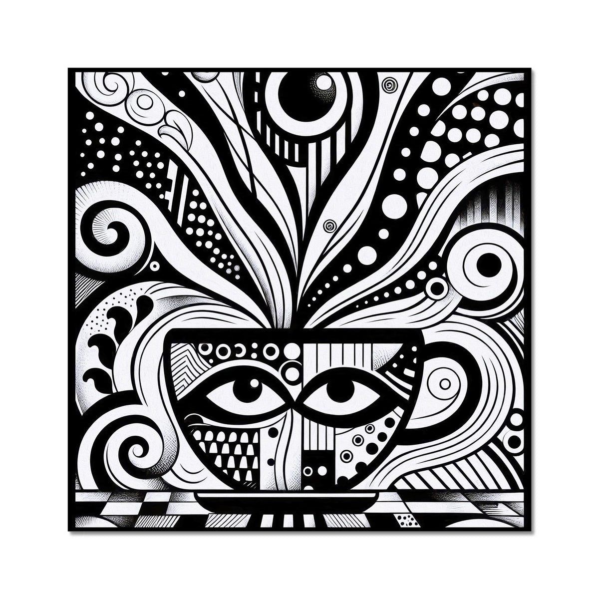 Caffeinated Masquerade Fine Art Print