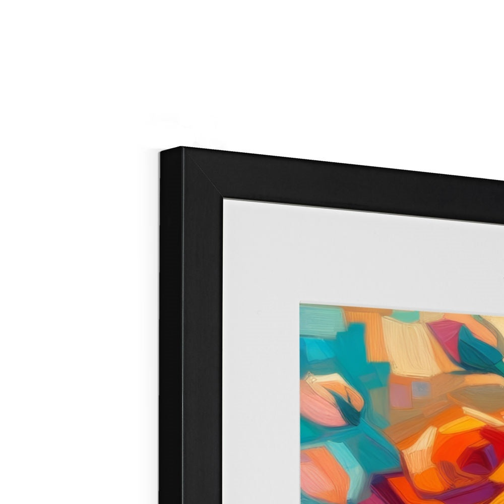Roses in Full Bloom Framed & Mounted Print