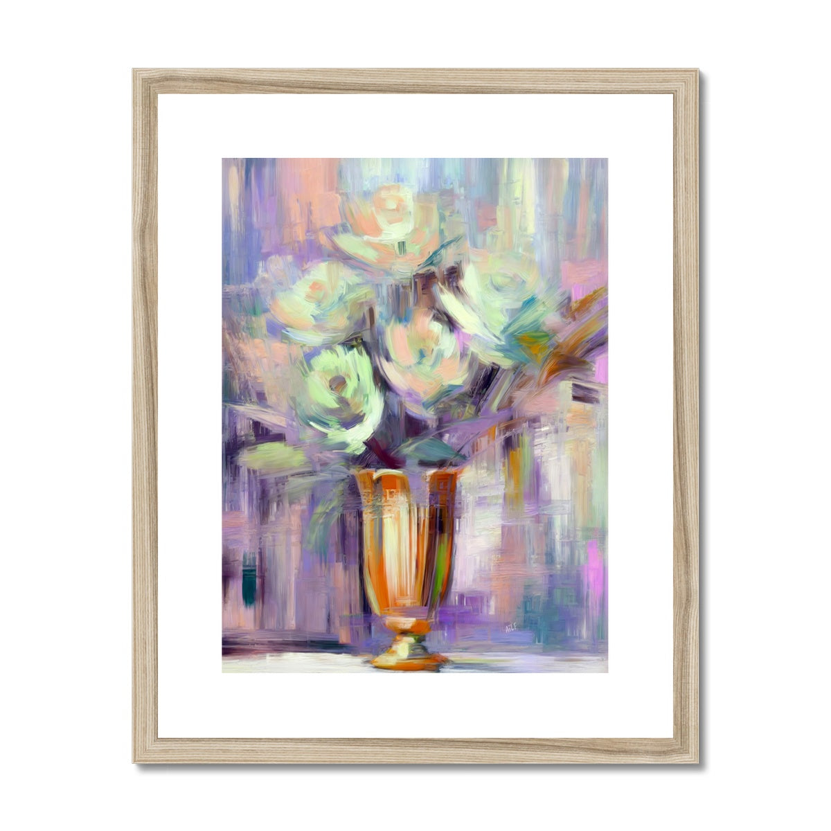 Abstract Blooms #20 Framed & Mounted Print