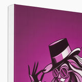 Viva La Diva: Where Amethyst Dreams Dance in a Symphony of Purples Canvas