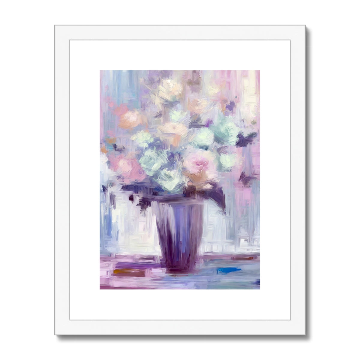 Abstract Blooms #11 Framed & Mounted Print