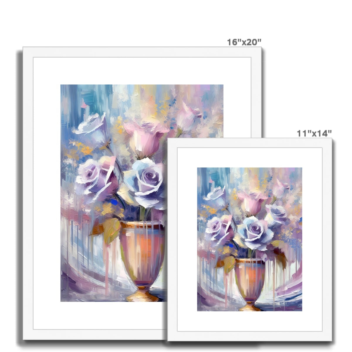 Abstract Blooms #17 Framed & Mounted Print