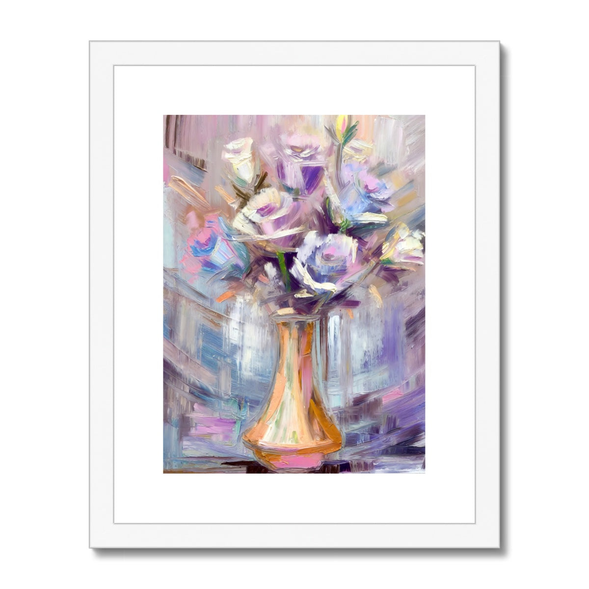 Abstract Blooms #23 Framed & Mounted Print