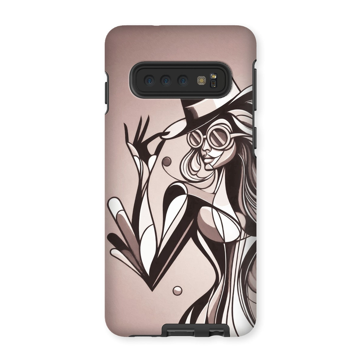 Viva La Diva: Where Earth Tones Whisper Confidence Tough Phone Case