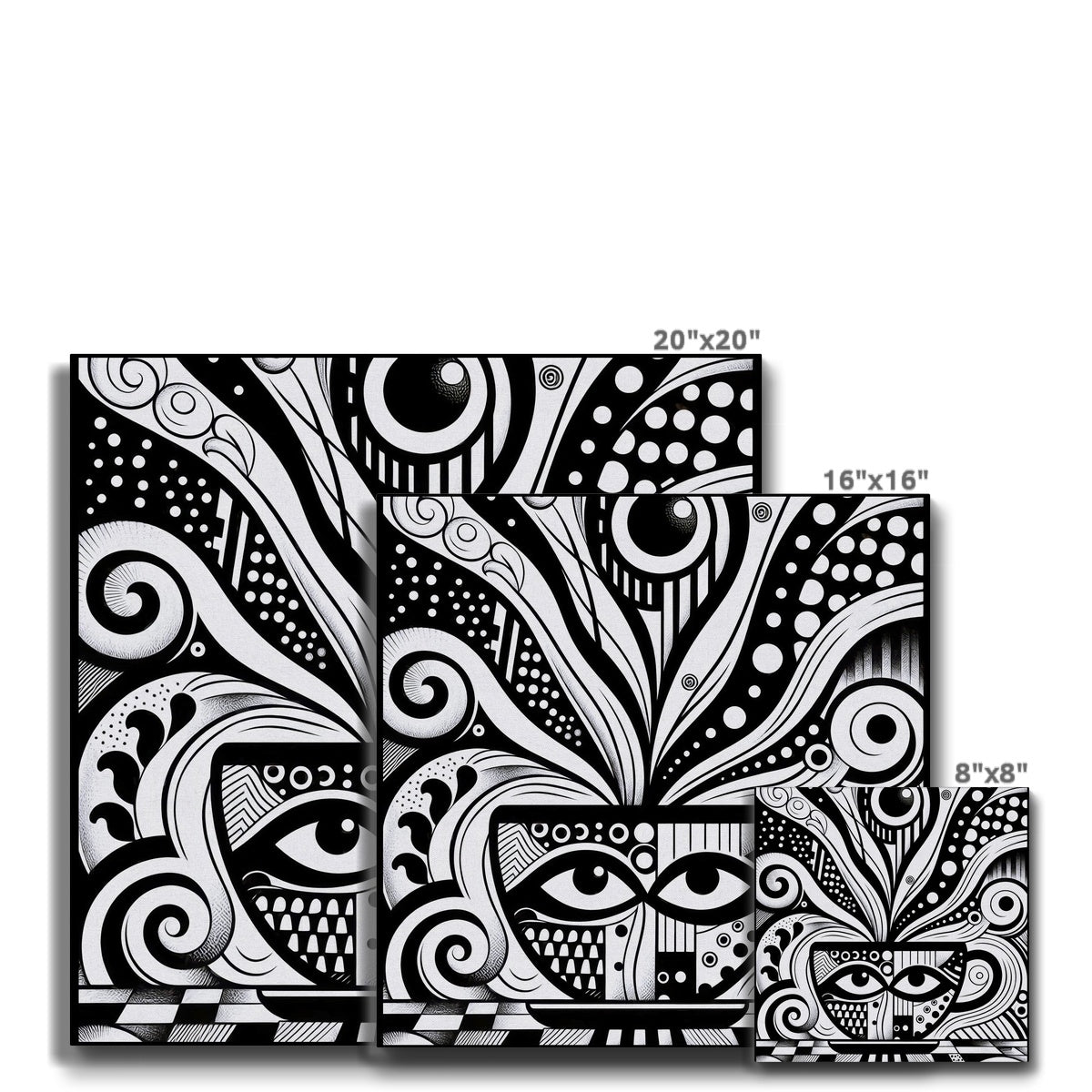 Caffeinated Masquerade Eco Canvas