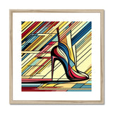 Iconic Heel Framed & Mounted Print