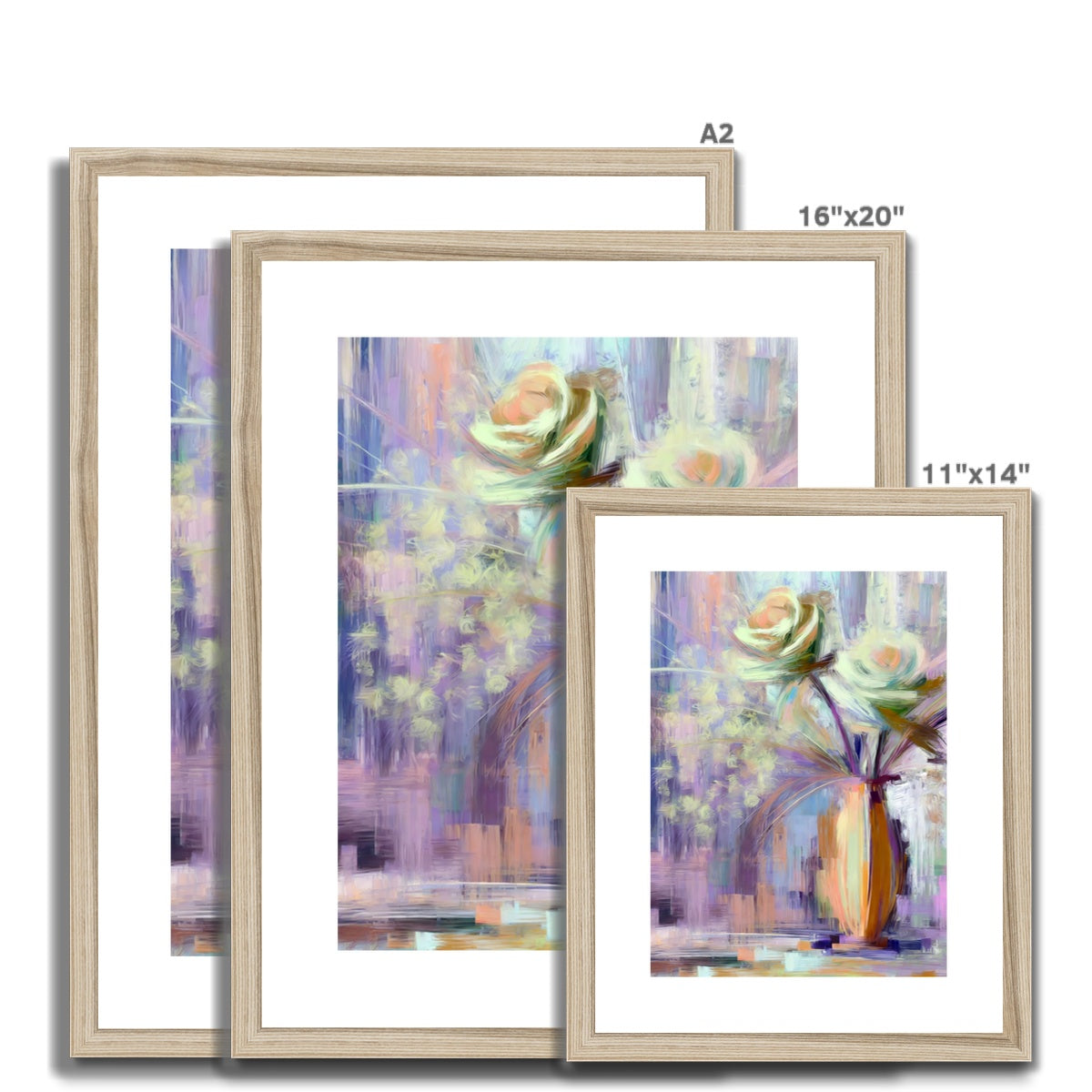 Abstract Blooms #21 Framed & Mounted Print