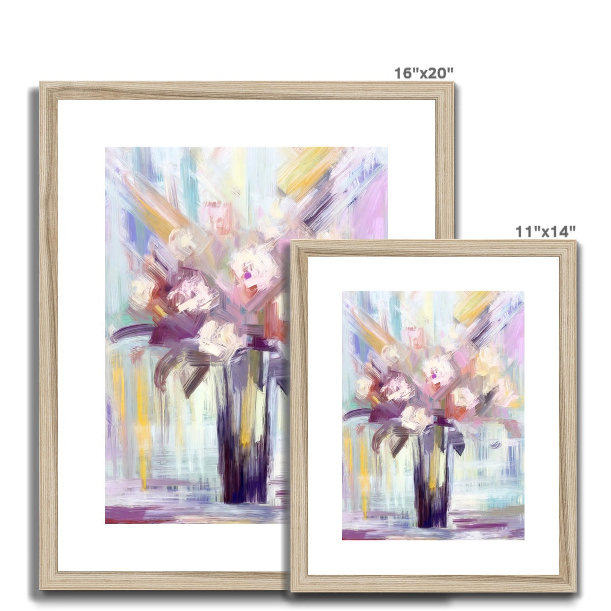 Abstract Blooms #28 Framed & Mounted Print
