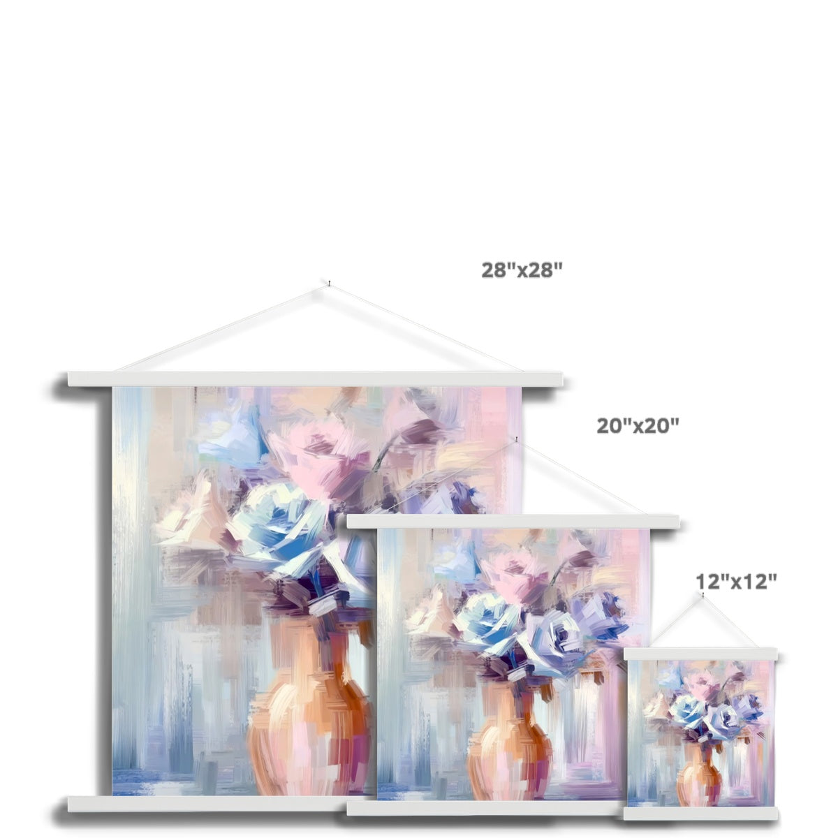Abstract Blooms #18 Fine Art Print with Hanger
