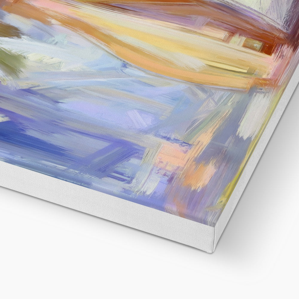 Abstract Blooms #22 Eco Canvas