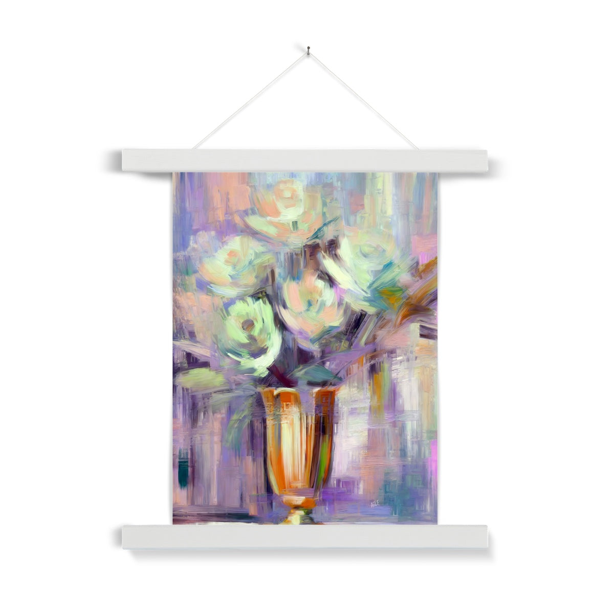 Abstract Blooms #20 Fine Art Print with Hanger