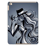 Viva La Diva: Where Shadows Dance in Shades of Silver Tablet Cases