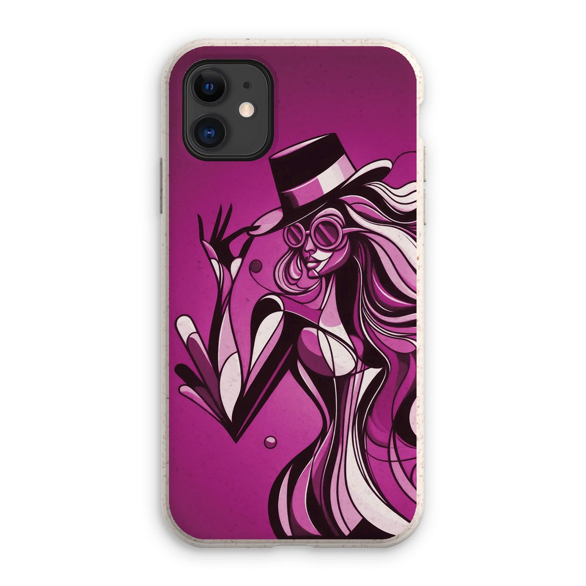 Viva La Diva: Where Amethyst Dreams Dance in a Symphony of Purples Eco Phone Case