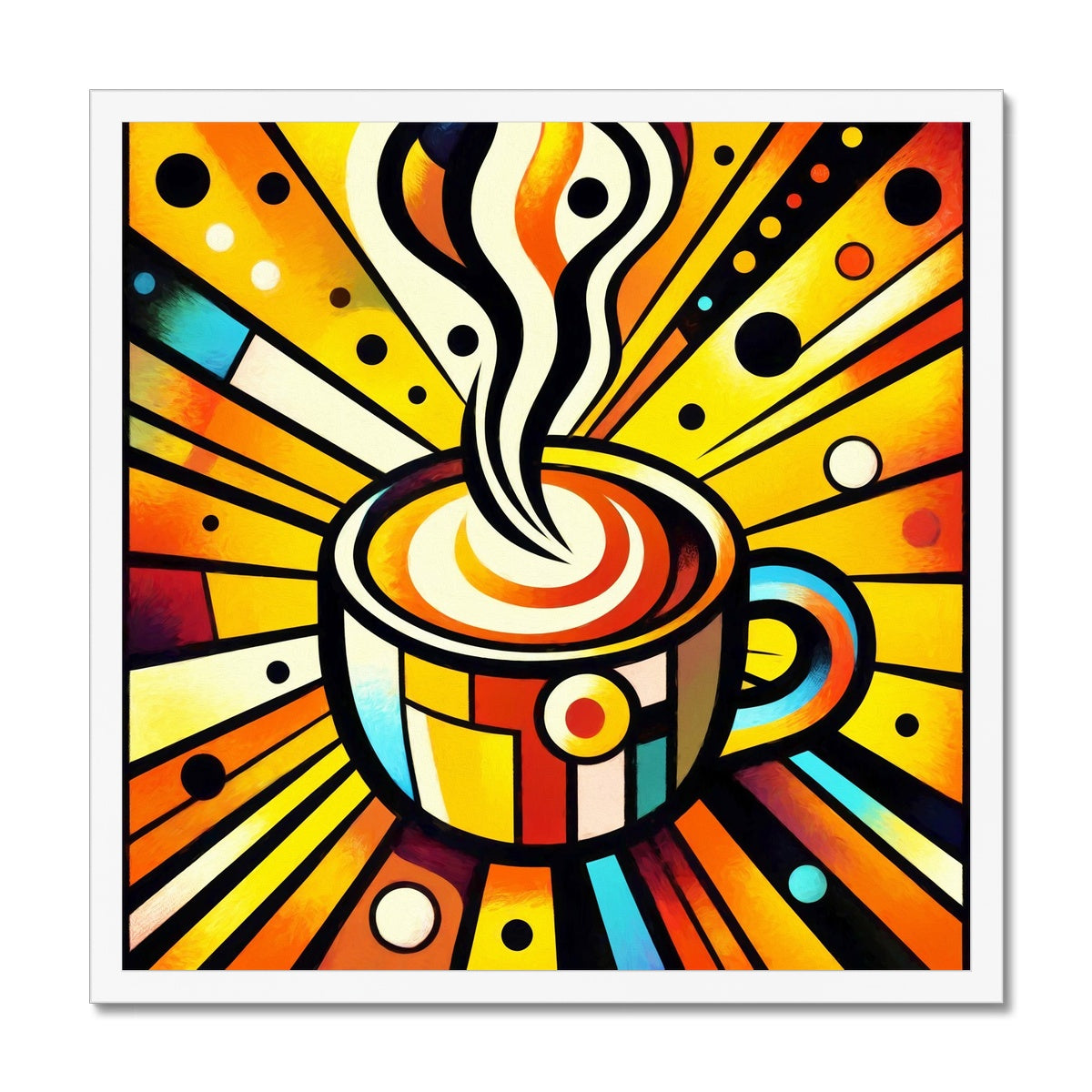 Energising Espresso  Budget Framed Poster