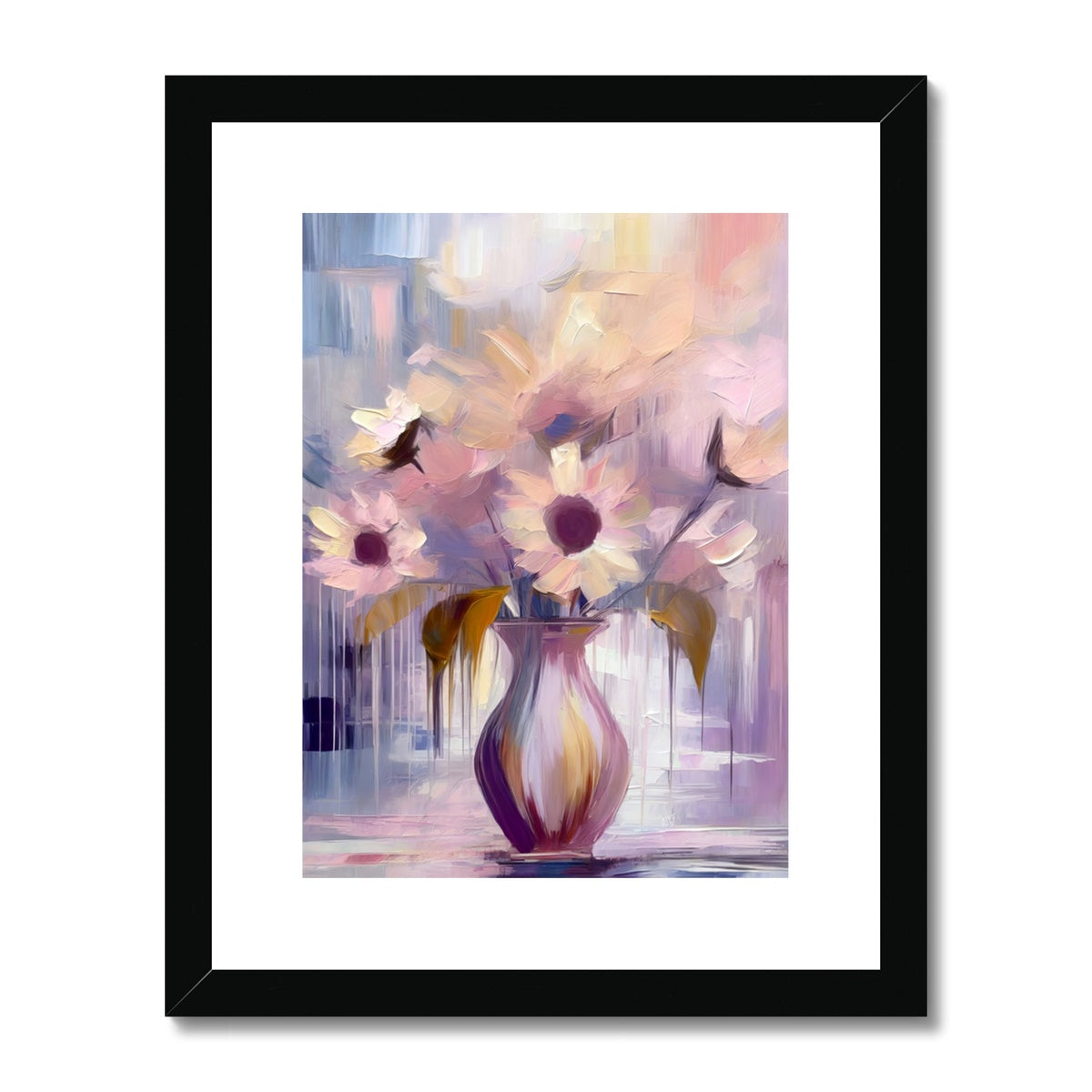 Abstract Blooms #09 Framed & Mounted Print