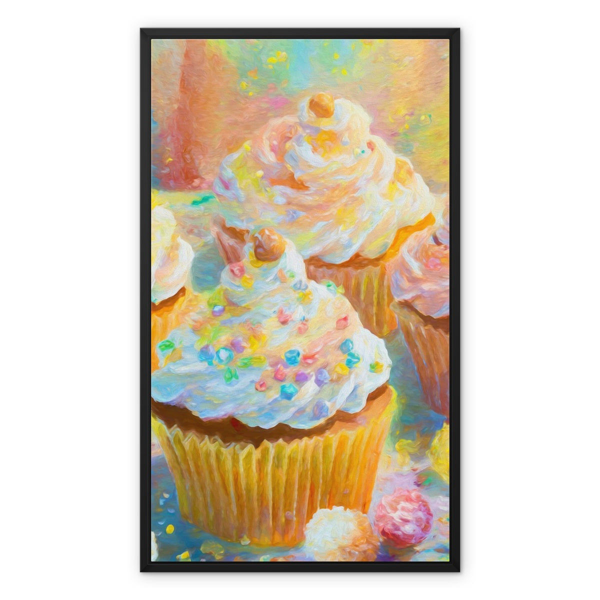 Sprinkles of Sweetnes Framed Canvas