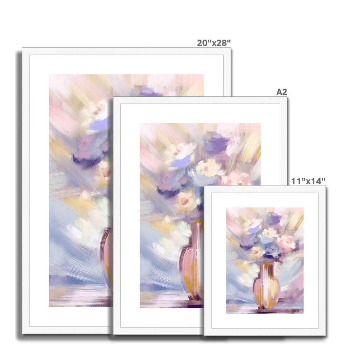 Abstract Blooms #16 Framed & Mounted Print