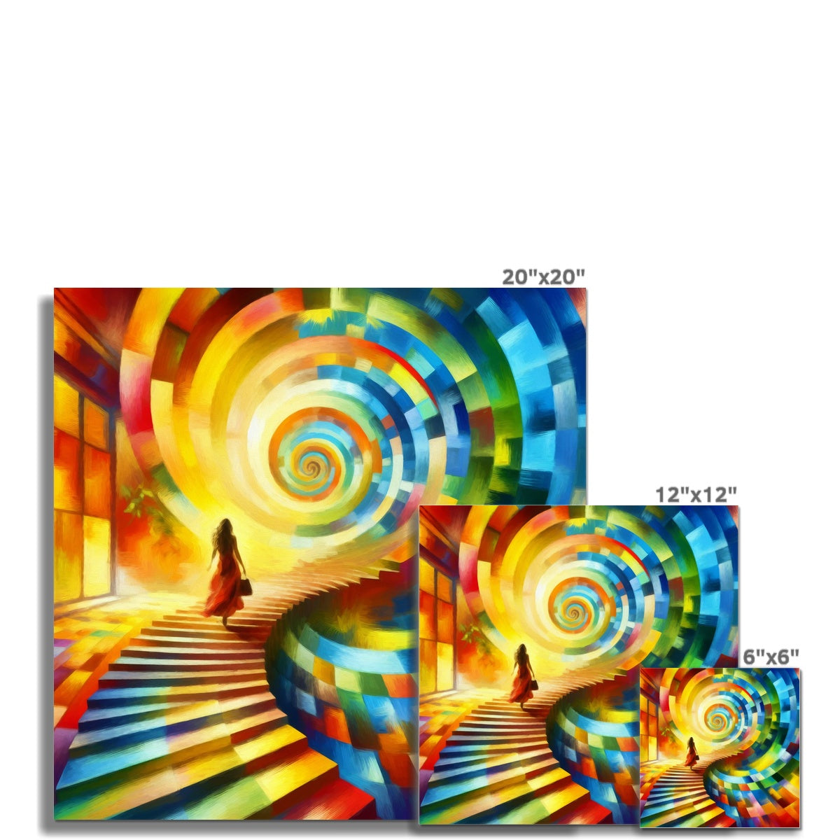 Spiral Staircase Fine Art Print