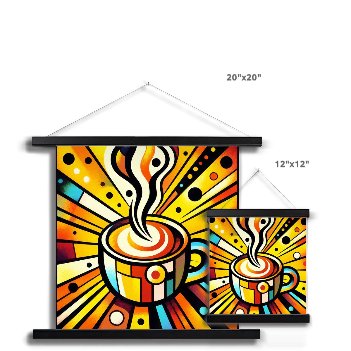 Energising Espresso  Fine Art Print with Hanger