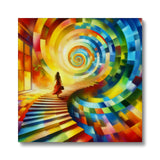 Spiral Staircase Eco Canvas