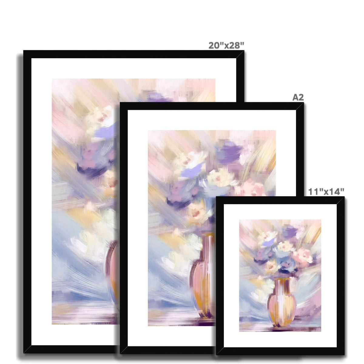 Abstract Blooms #16 Framed & Mounted Print