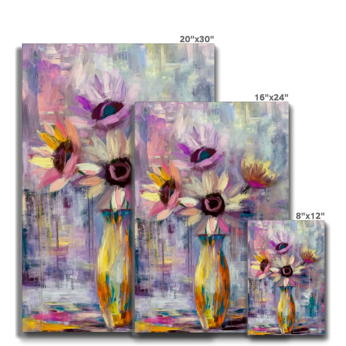 Abstract Blooms #05 Eco Canvas