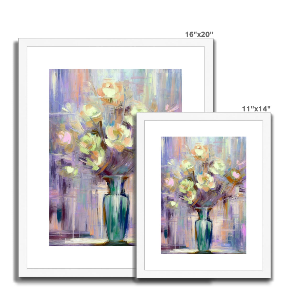 Abstract Blooms #19 Framed & Mounted Print