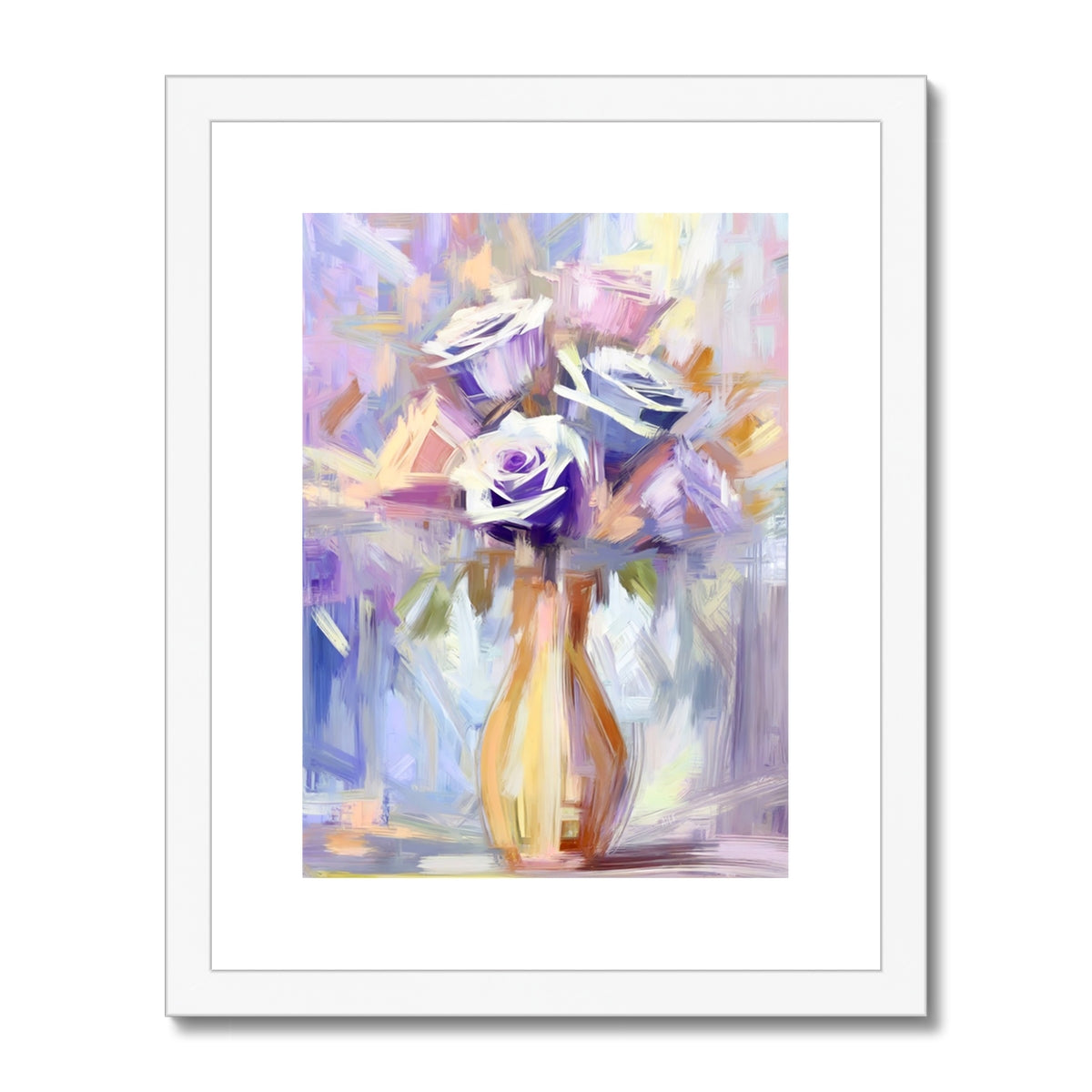Abstract Blooms #22 Framed & Mounted Print