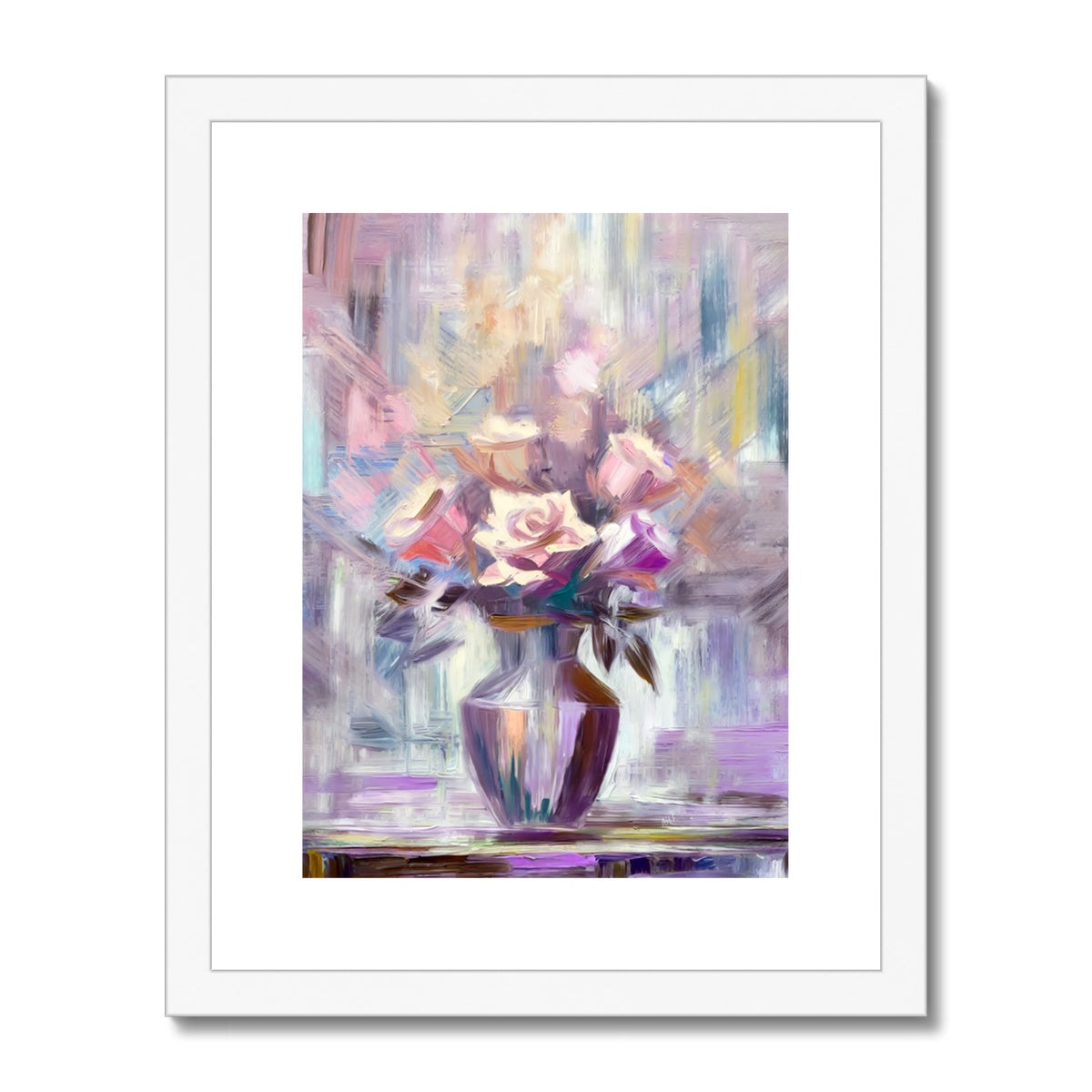 Abstract Blooms #30 Framed & Mounted Print