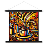 Caffeinated Cityscape Fine Art Print with Hanger