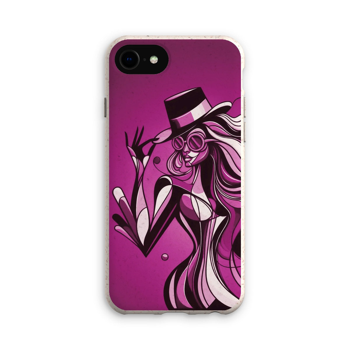 Viva La Diva: Where Amethyst Dreams Dance in a Symphony of Purples Eco Phone Case
