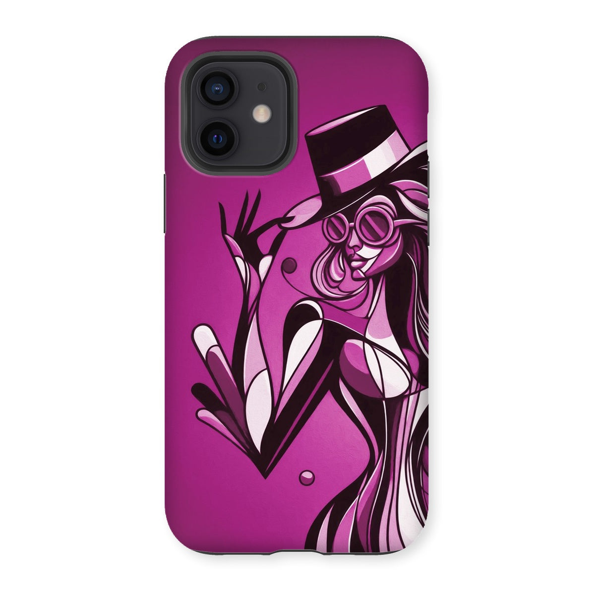 Viva La Diva: Where Amethyst Dreams Dance in a Symphony of Purples Tough Phone Case
