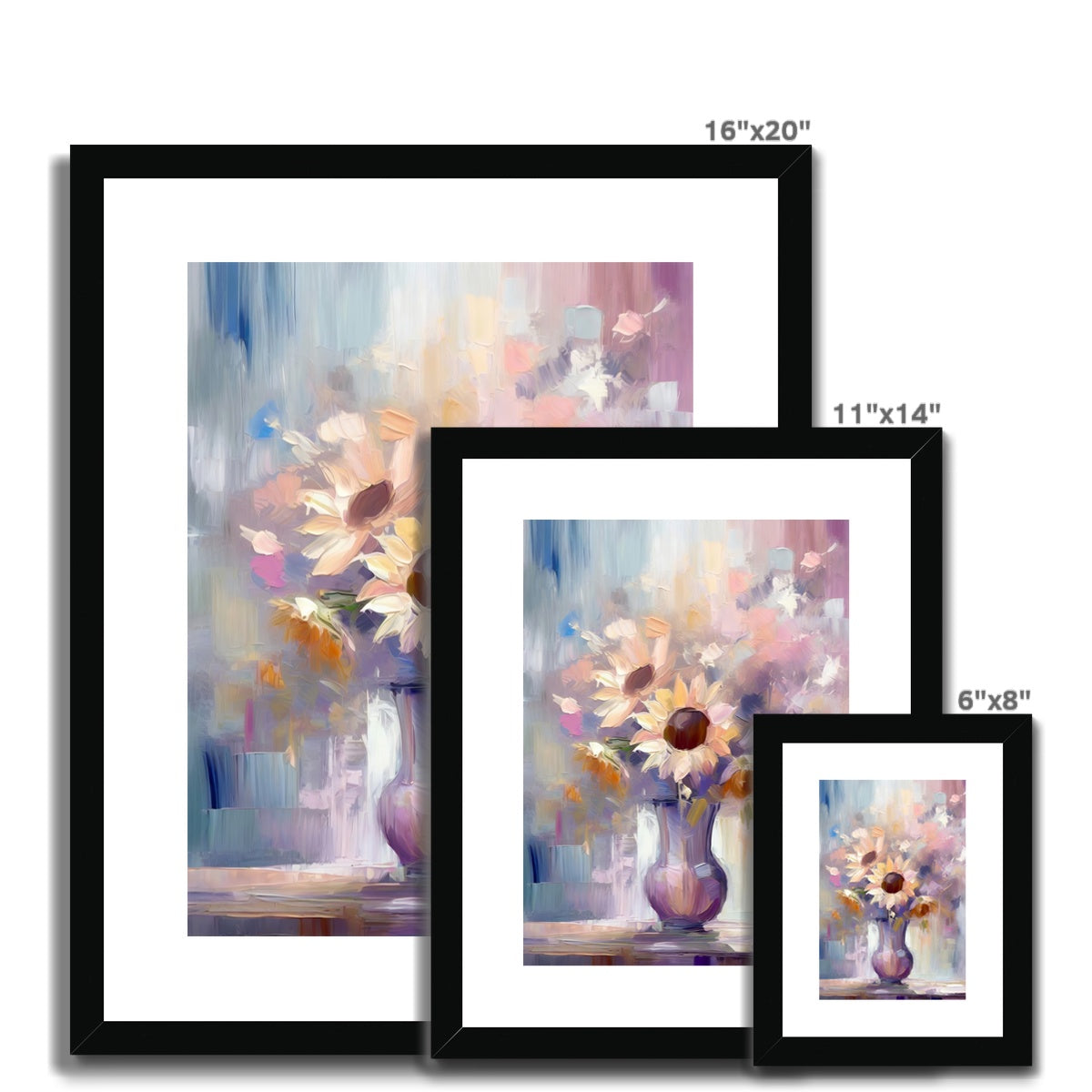 Abstract Blooms #03 Framed & Mounted Print