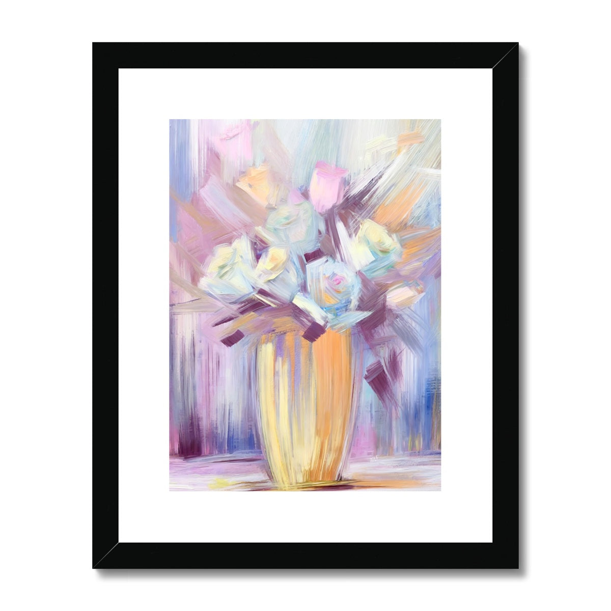 Abstract Blooms #25 Framed & Mounted Print