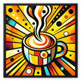 Energising Espresso  Framed Canvas
