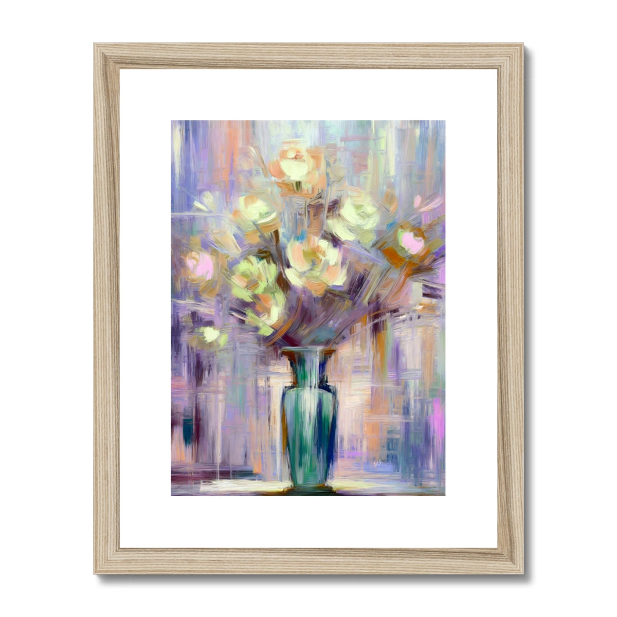 Abstract Blooms #19 Framed & Mounted Print