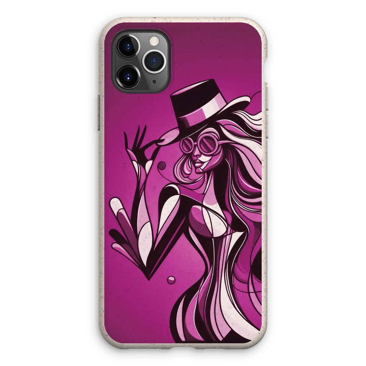 Viva La Diva: Where Amethyst Dreams Dance in a Symphony of Purples Eco Phone Case