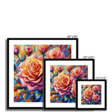 Roses Reimagined Framed & Mounted Print