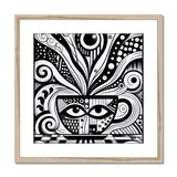 Caffeinated Masquerade Framed & Mounted Print